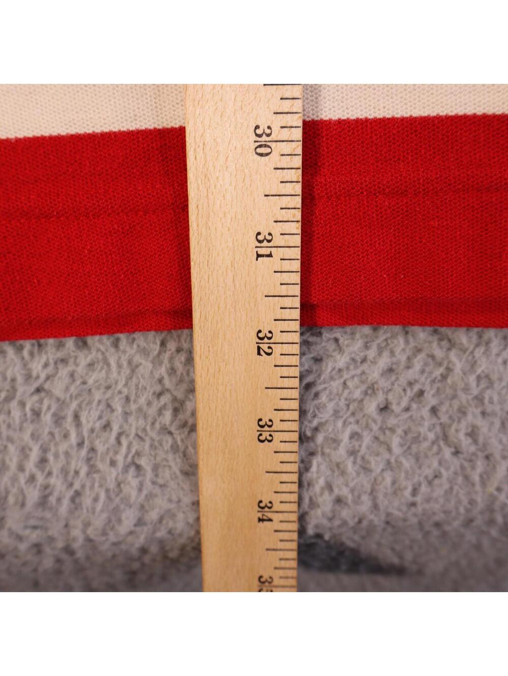 Polo Mens Size 3XL Red Striped VTG Y2K 90s 3XL Karl Kani - Picture 5 of 7